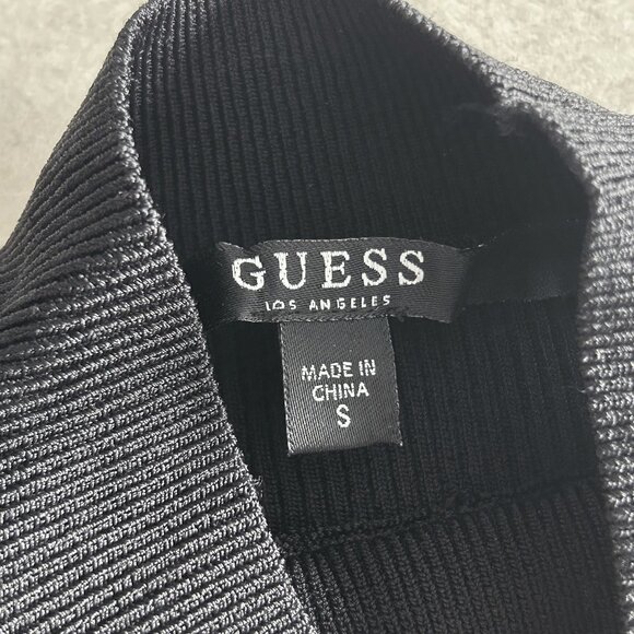 Guess Carrie Cold-Shoulder Sweater Ribbed Bodycon Dress ASO Isabelle Lightwood - Picture 8 of 11